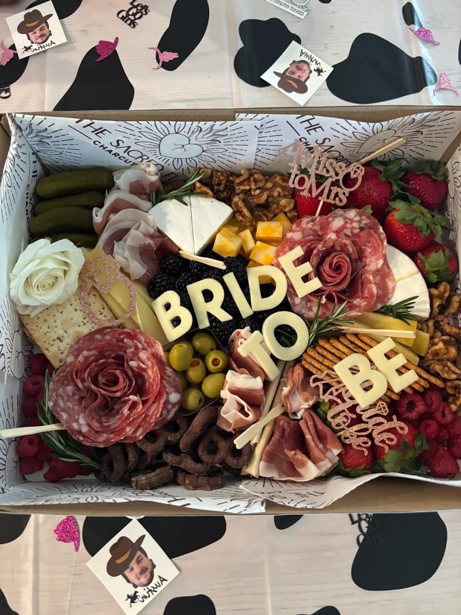 The Sacred Flame Charcuterie Mobile Bar